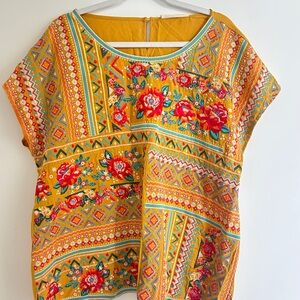 Savanna Jane Multicolor Floral Blouse